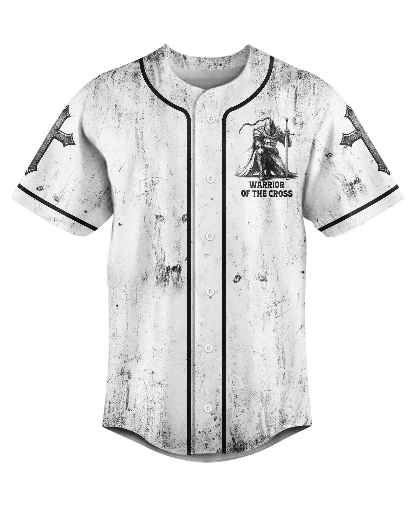 A Child Of God A Man Of Faith A Warrior Of Christ T-Shirt - Image 7