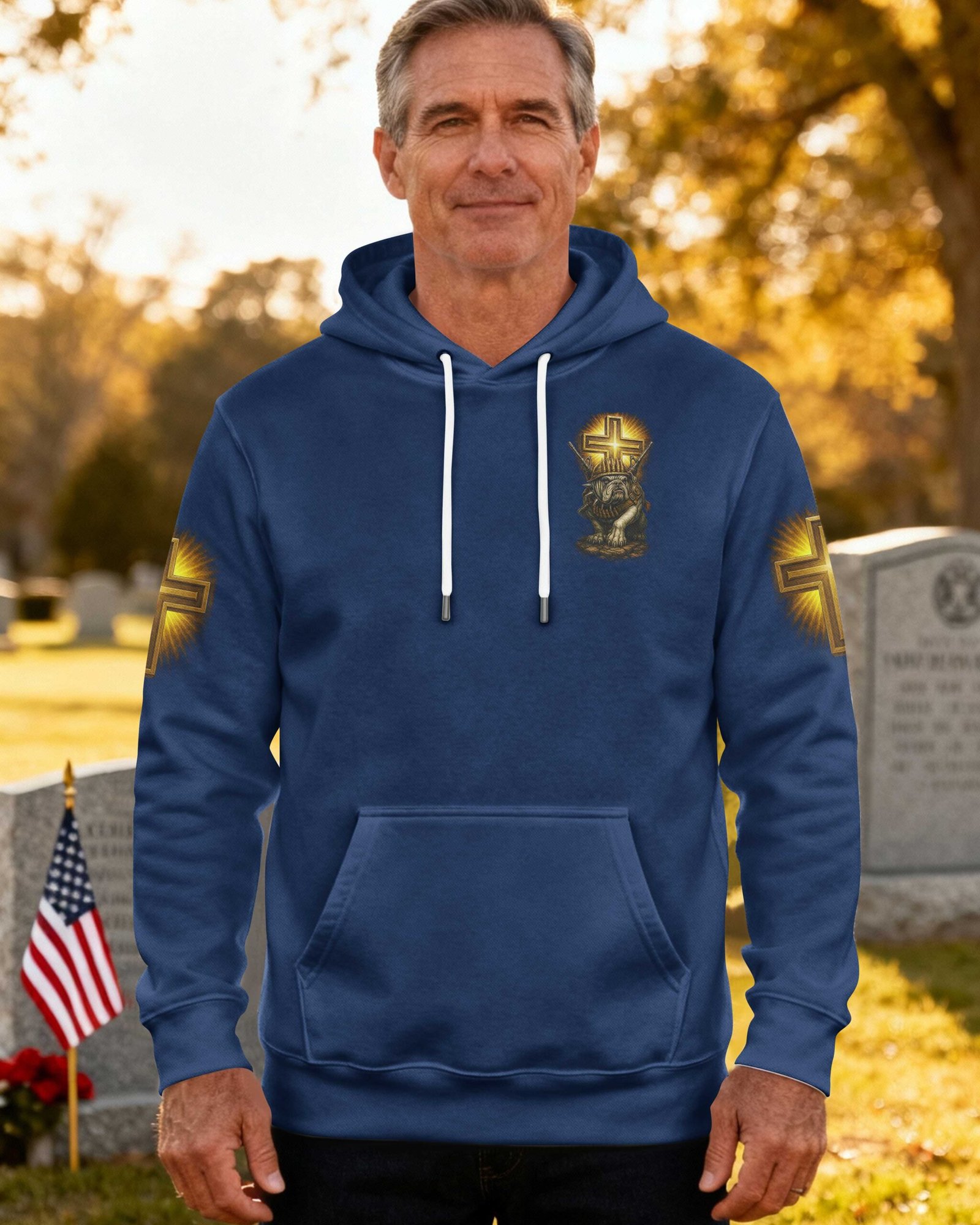 A Marine's Duty Never Ends Only His Battlefield Changes Hoodie - Image 7