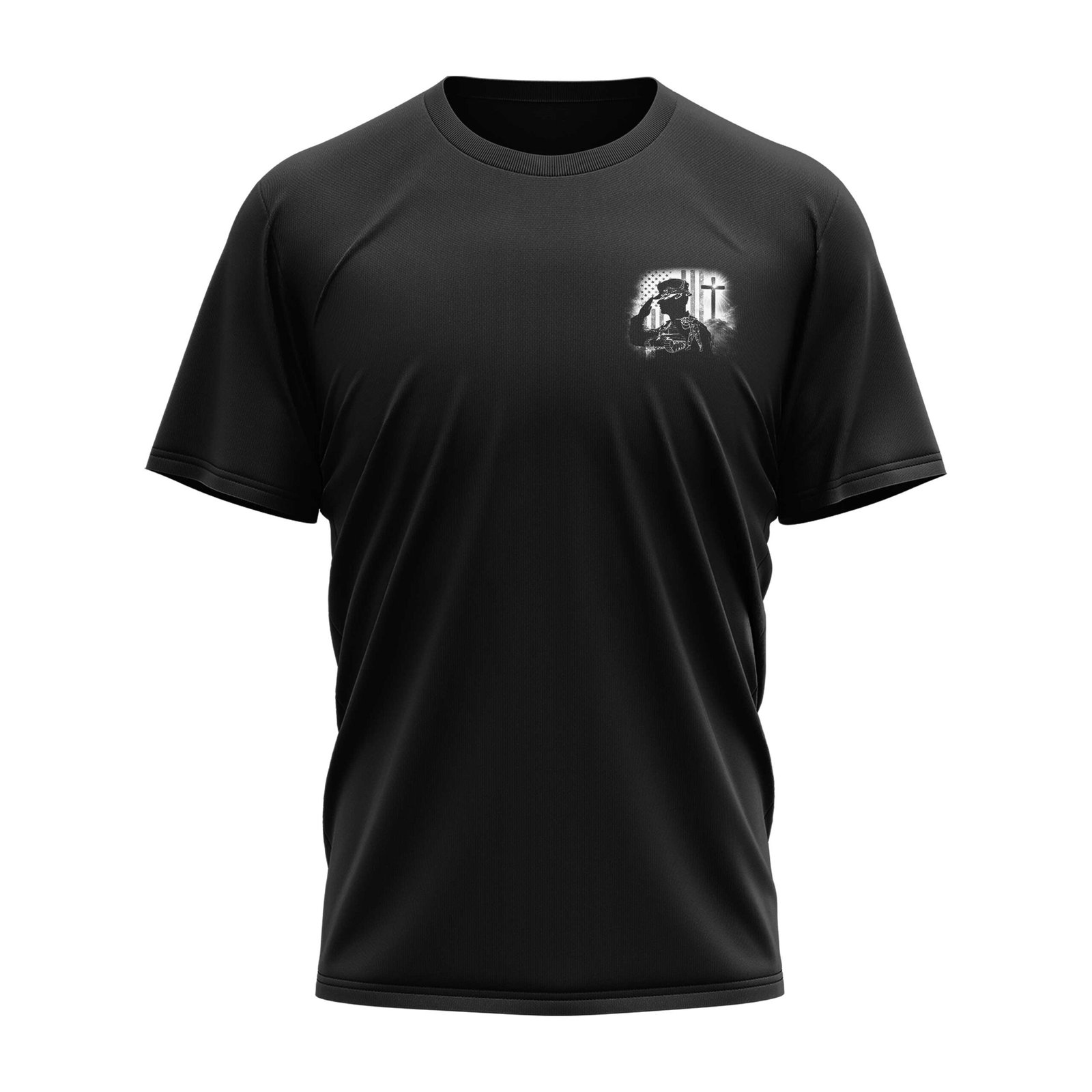 A Soldier By Duty A Man Of God By Choice T-Shirt - Image 10
