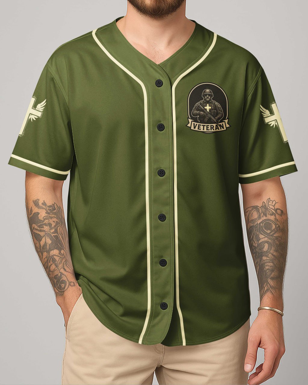 God Took The Strongest Americans All Over Print Jersey - Image 18