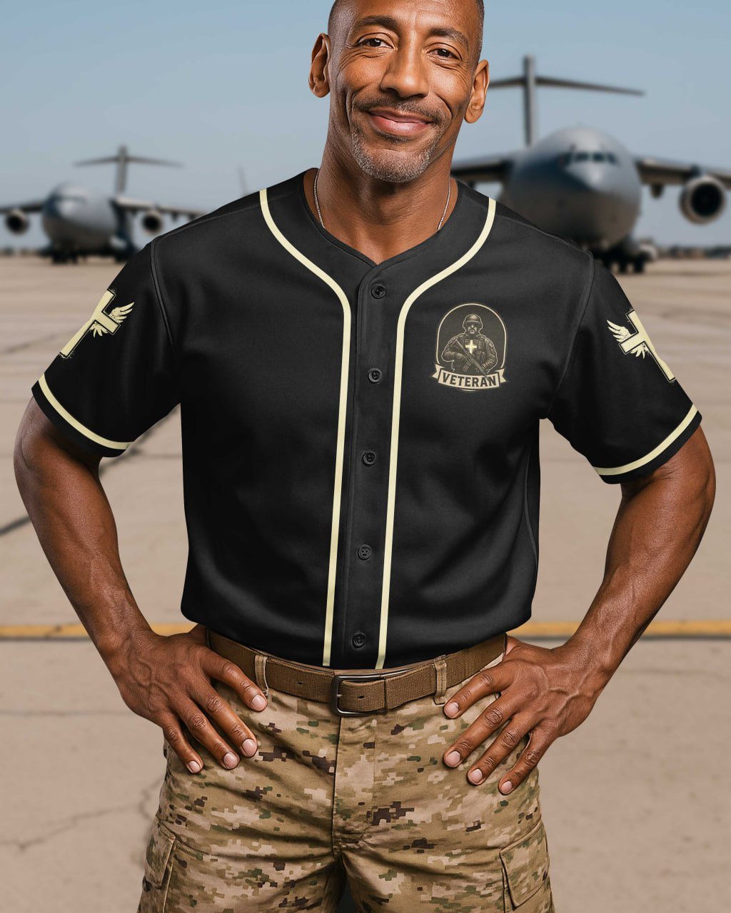 God Took The Strongest Americans All Over Print Jersey - Image 20