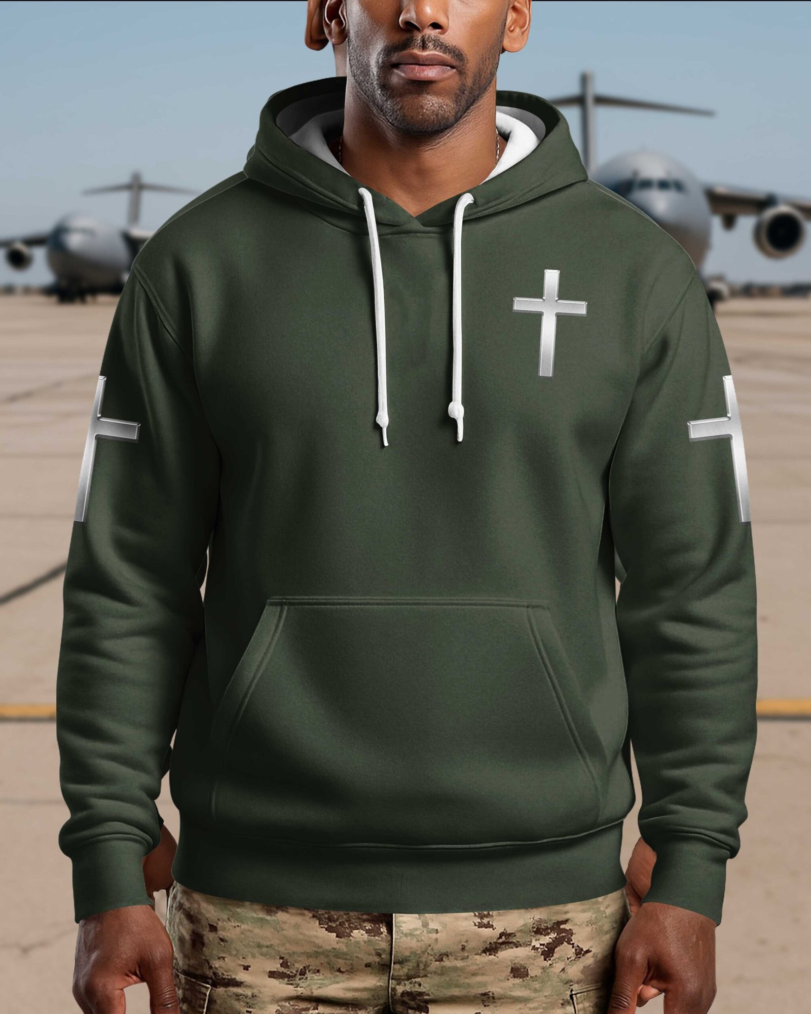 God Took The Strongest Marines And Made Them Warriors Of Christ Hoodie - Image 6
