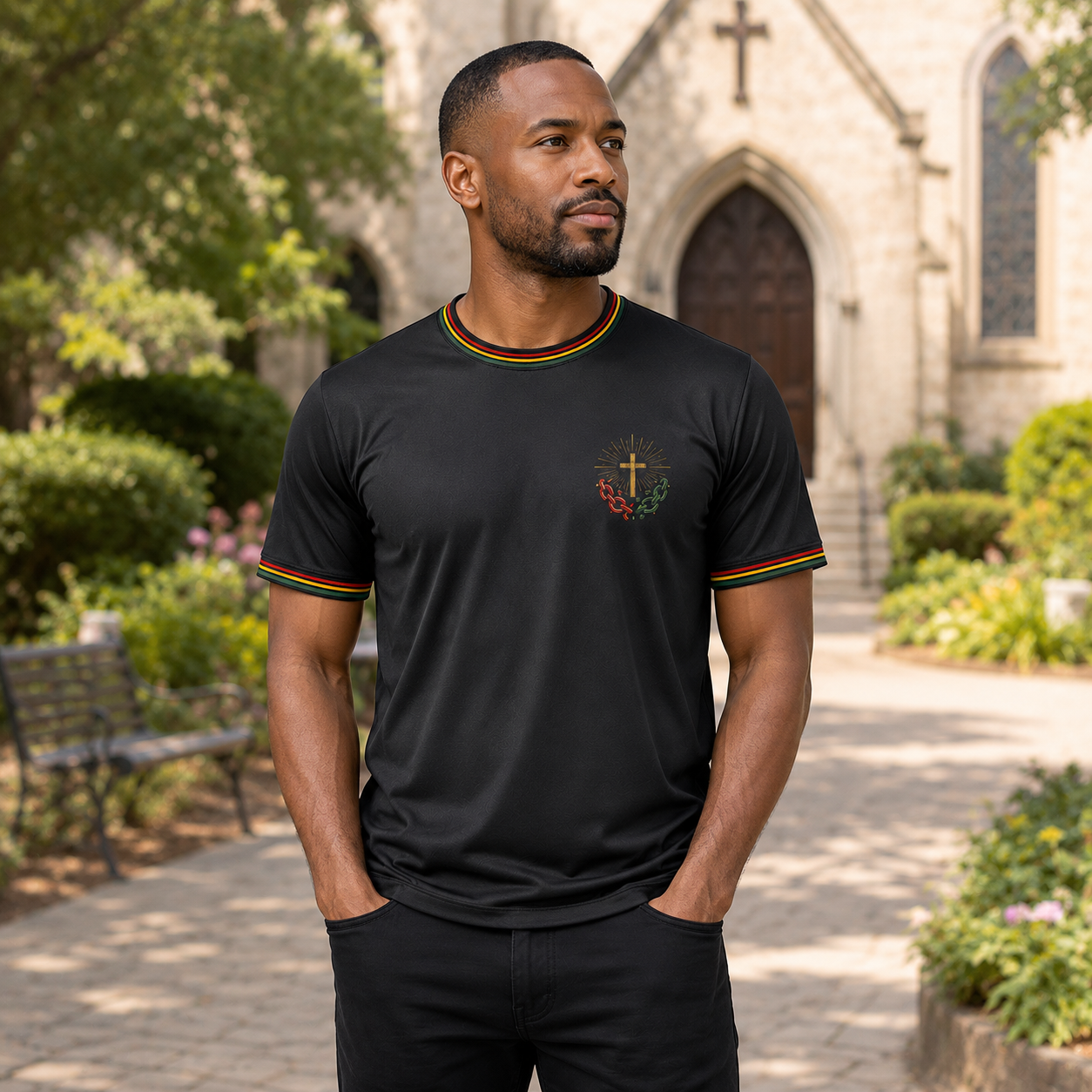 God's Grace Our Freedom T-Shirt - Image 3