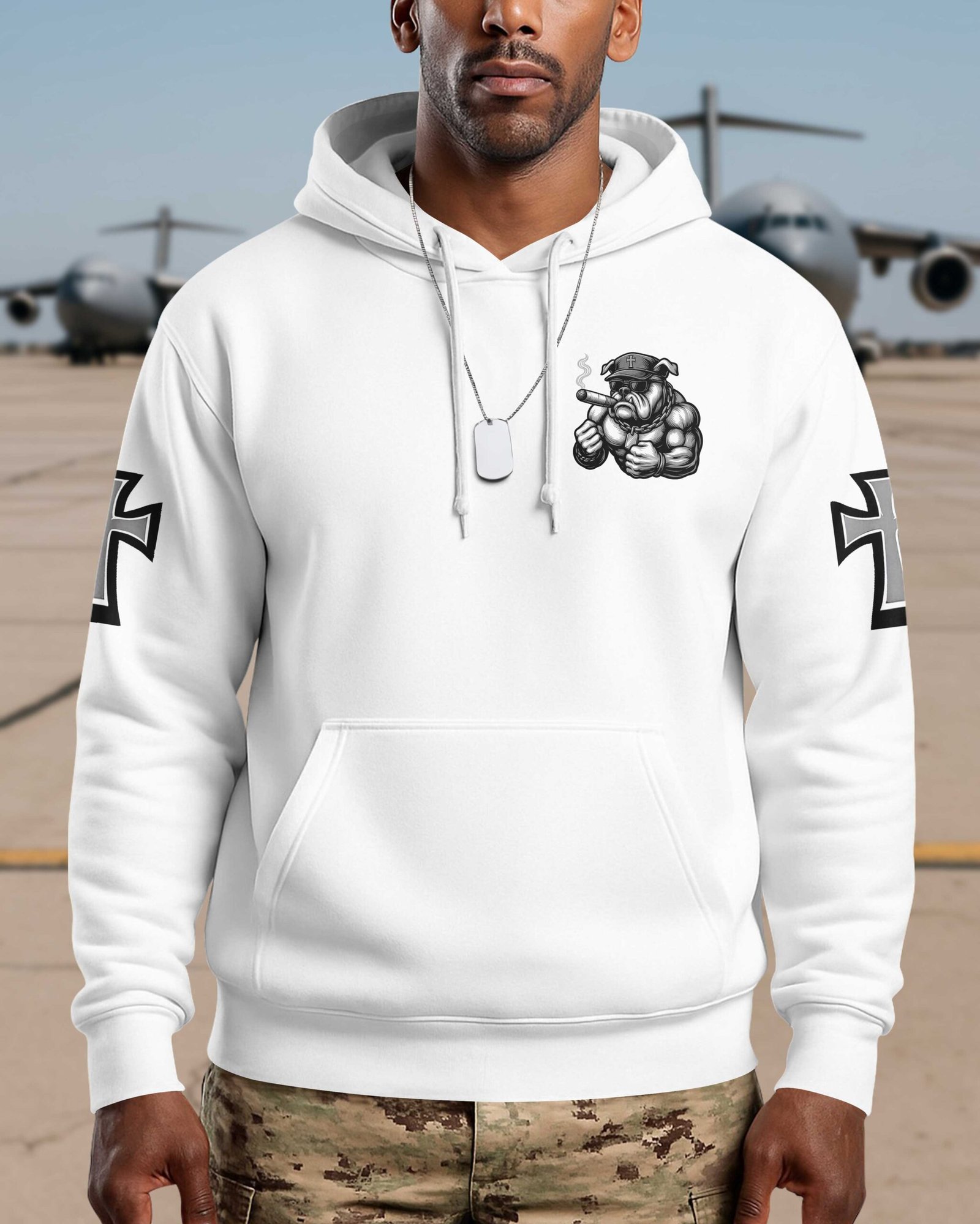 I Took A Dna Test I'm A Warrior Of Christ And A Brother To Marines Hoodie - Image 10