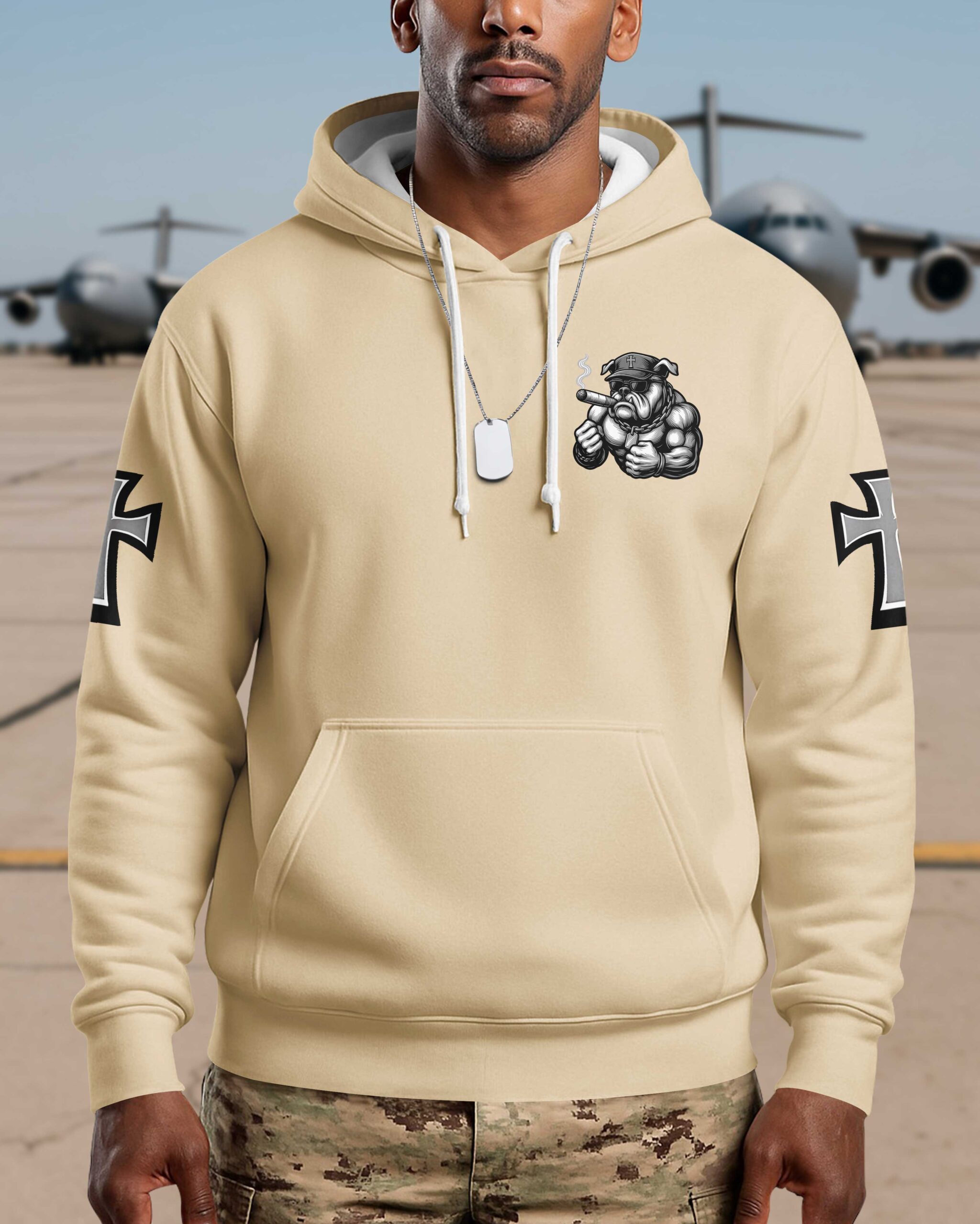 I Took A Dna Test I'm A Warrior Of Christ And A Brother To Marines Hoodie - Image 12