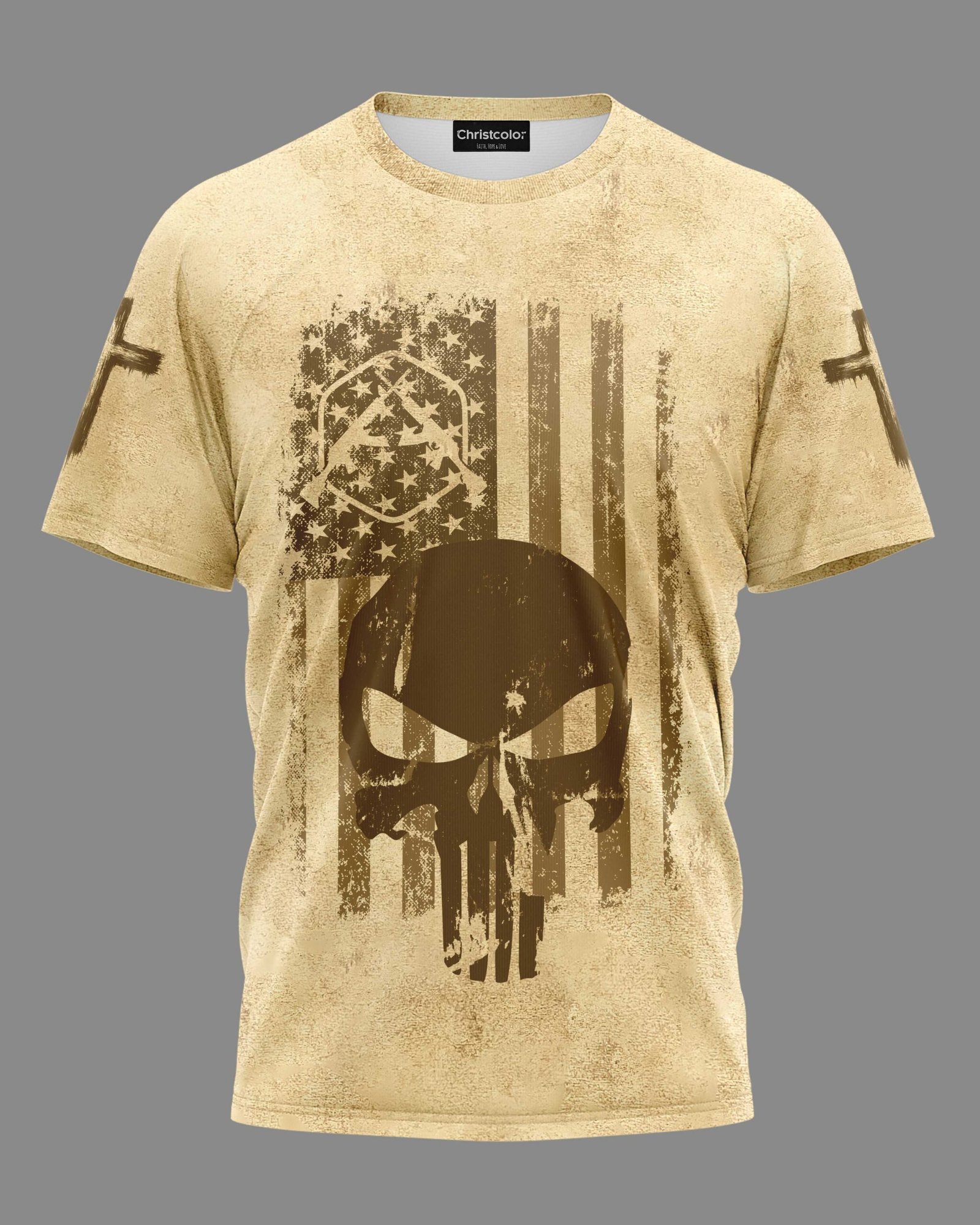 Not All Angels Have Wings Some March Into Hell With A Cross T-Shirt - Image 6