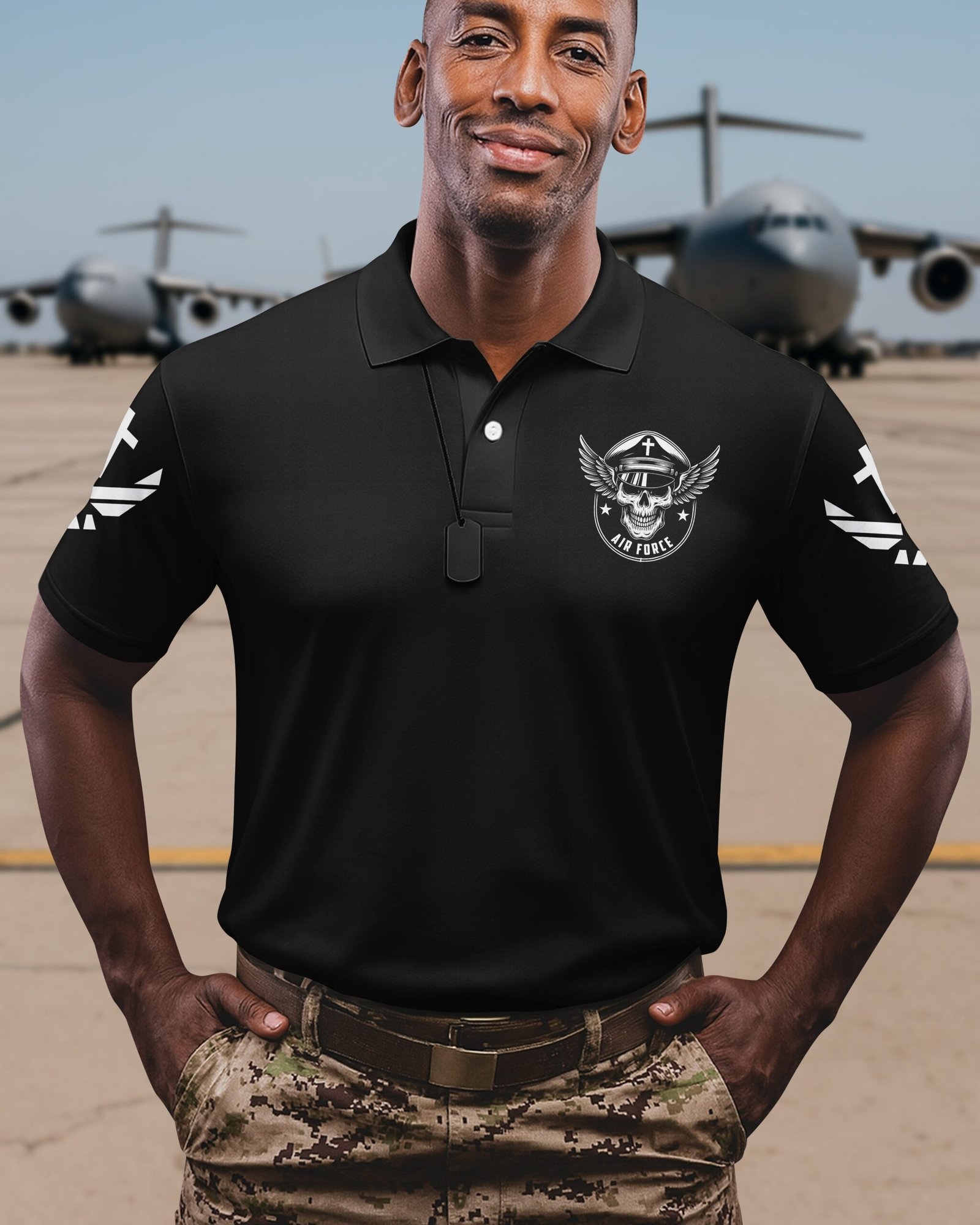 Not Just A Warrior Of The Air Force A Warrior Of Christ T-Shirt - Image 6