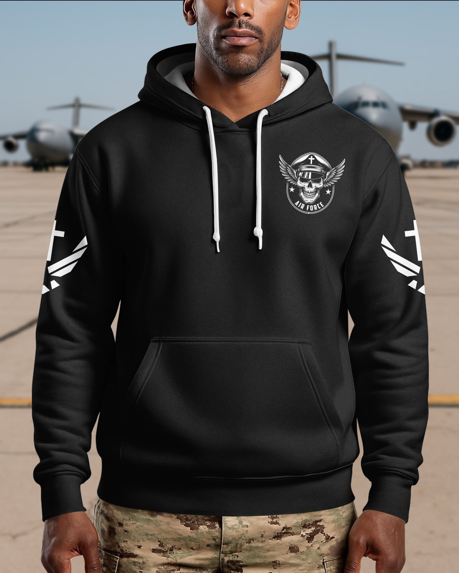 Not Just A Warrior Of The Air Force A Warrior Of Christ T-Shirt - Image 10