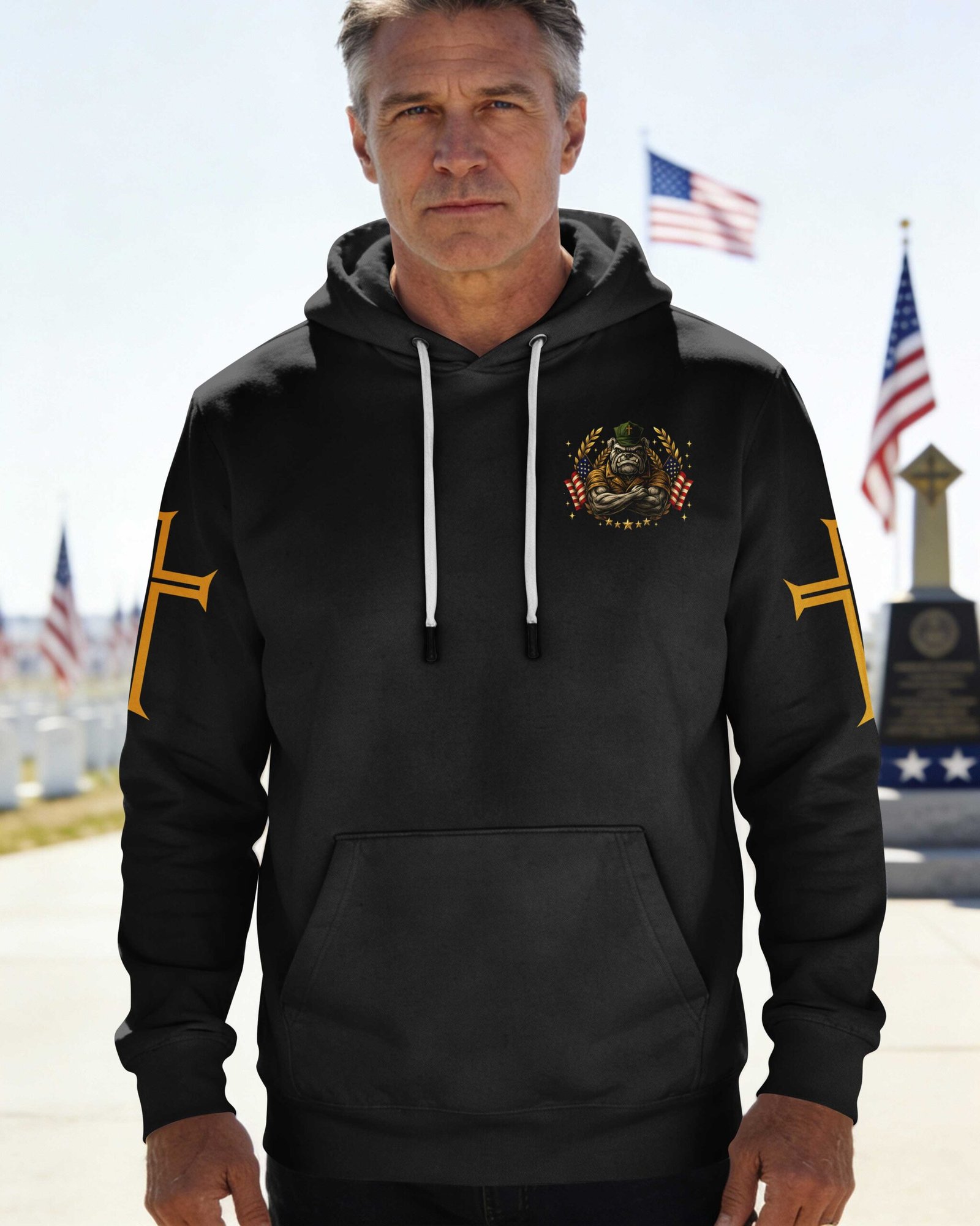 Once A Marine By Duty Forever A Warrior Of Christ By Faith Hoodie - Image 4