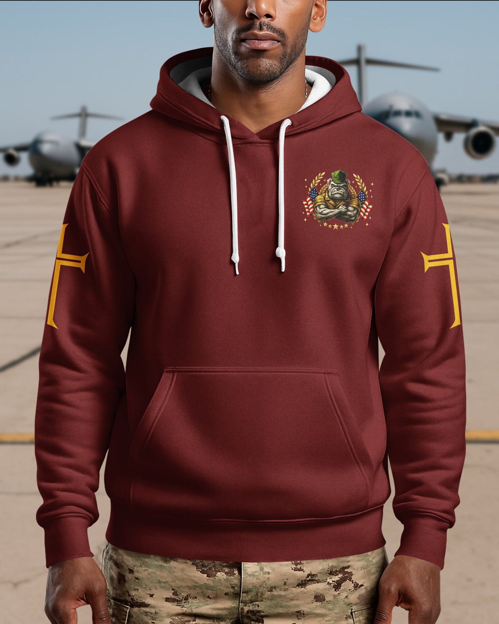 Once A Marine By Duty Forever A Warrior Of Christ By Faith Hoodie - Image 12