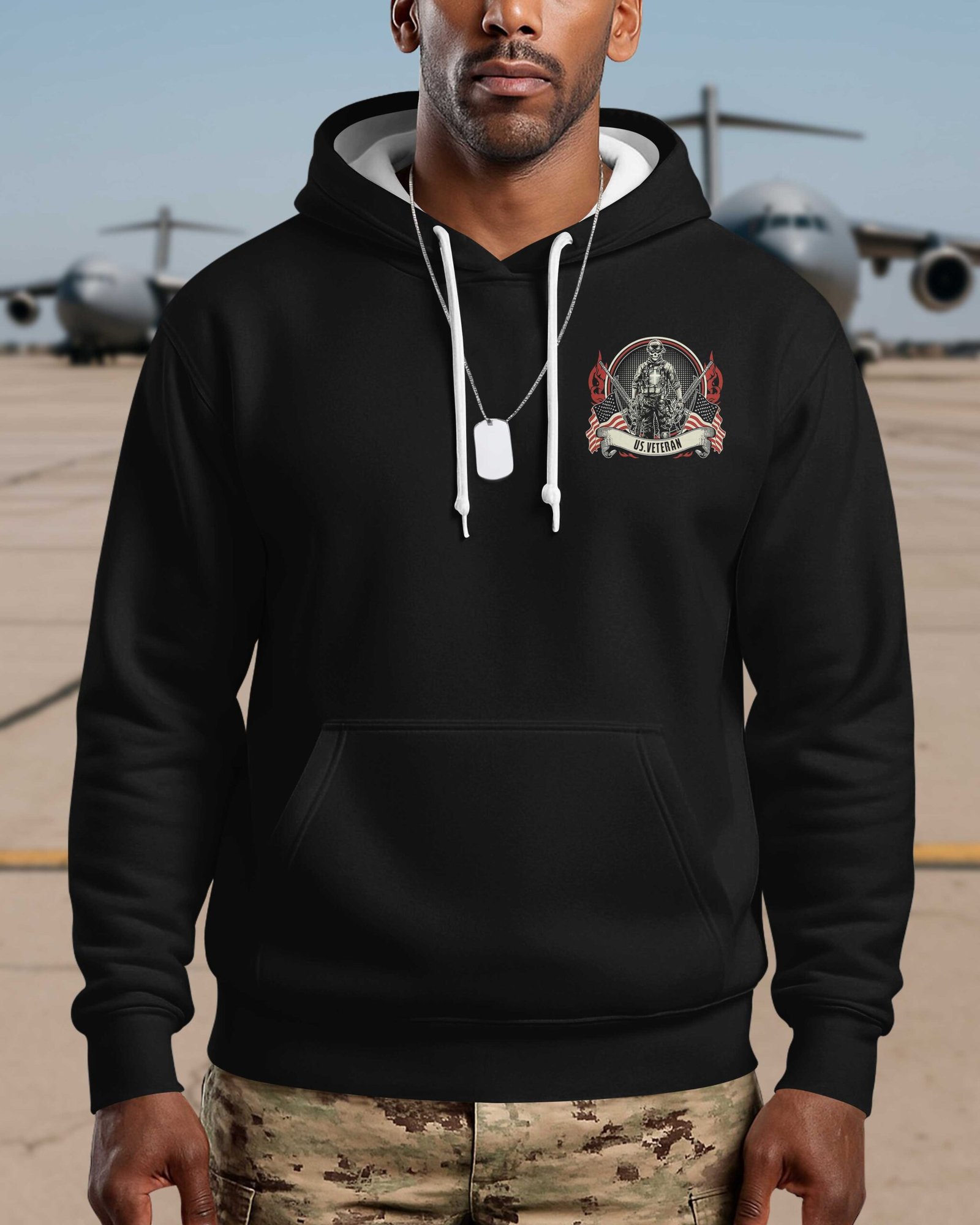 Once A Soldier By Duty Now A Warrior Hoodie - Image 2