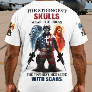 The Strongest Skulls Wear The Cross T-Shirt
