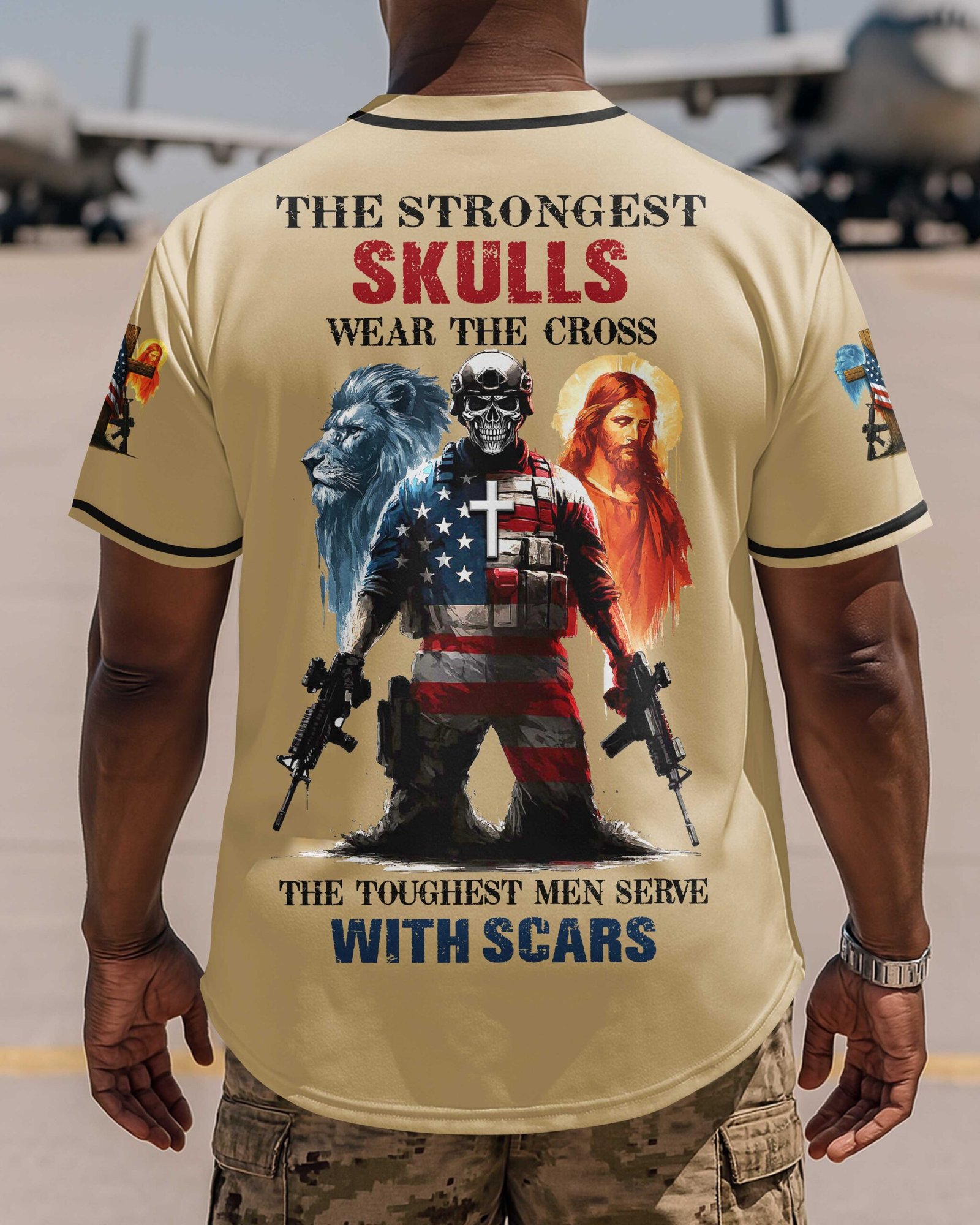 The Strongest Skulls Wear The Cross T-Shirt - Image 22