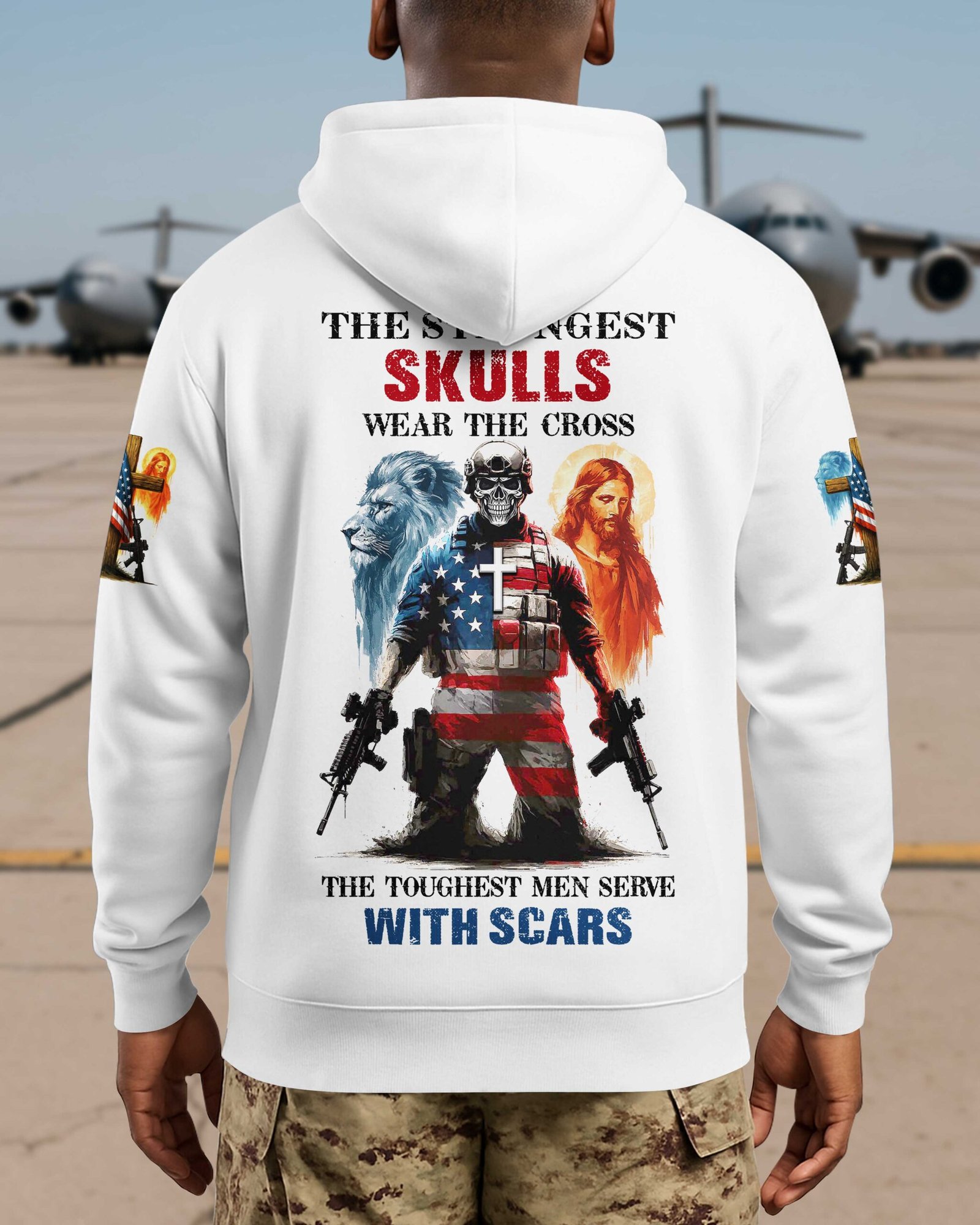 The Strongest Skulls Wear The Cross T-Shirt - Image 5