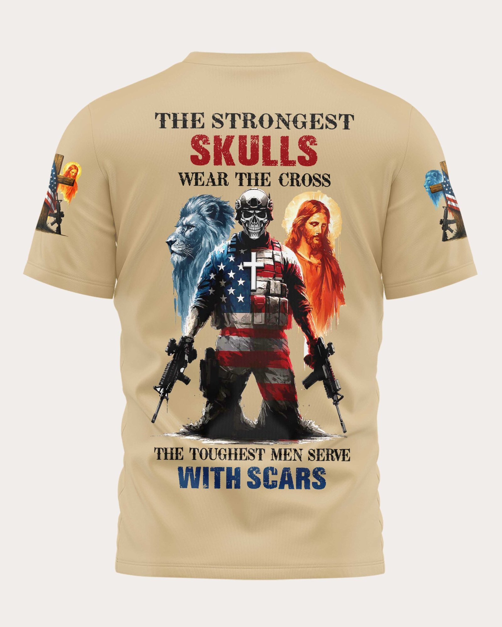 The Strongest Skulls Wear The Cross T-Shirt - Image 20